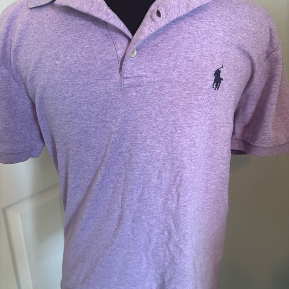 Polo by Ralph Lauren Lavender Men's Polo Shirt Small - Picture 2 of 6